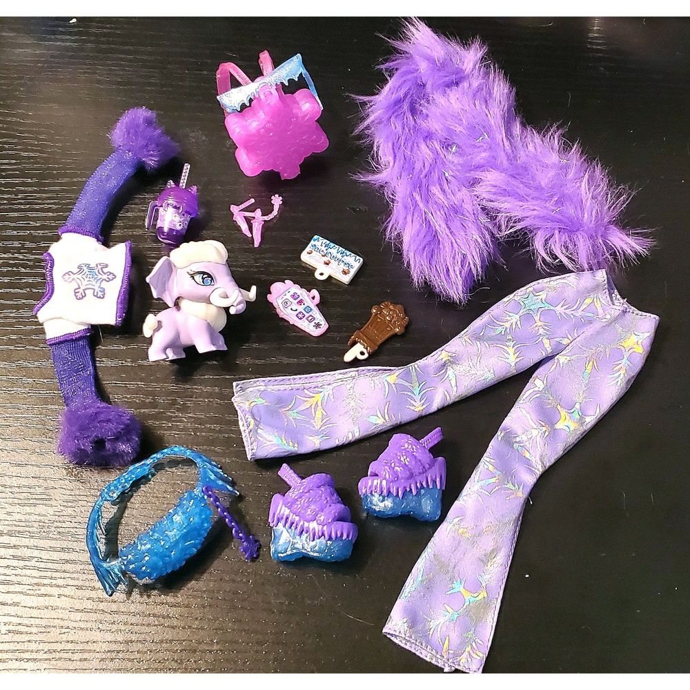 Brand New - MONSTER HIGH G3 Abbey Bominable Complete Outfit and Pet